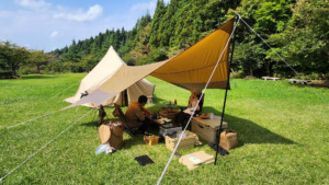 青森県西北アウトドア情報－小泊ダム遊仙公園キャンプ場