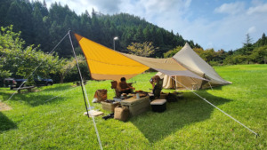 青森県西北アウトドア情報－小泊ダム遊仙公園キャンプ場