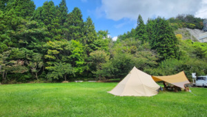 青森県西北アウトドア情報－小泊ダム遊仙公園キャンプ場