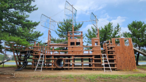 青森県西北アウトドア情報－十三湖中の島ブリッジパークキャンプ場